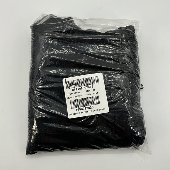 J Crew Factory maternity jean signature stretch Clean Black wash size 31 AO592 - Picture 10 of 11